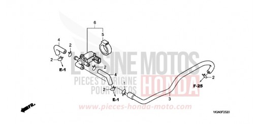 AIR INJECTION CONTROLVALVE CBF600NA de 2010